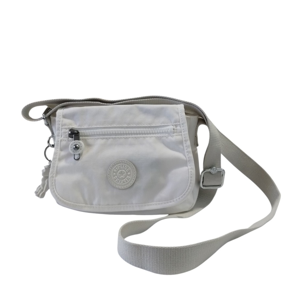 Kipling Sabian Crossbody Mini Bag Vrisp White Monkey Charm